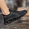 New Large Mesh Flying Woven Mesh Shoes Men's Summer Thin Breathable Soft Sole Not Tired Feet Light Running Sports Shoes