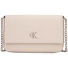 Elegant Metal Letter Flip Chain Synthetic Material Small Square Bag Crossbody Bag Women’s Space Black/Milk White 111-Milk White OS