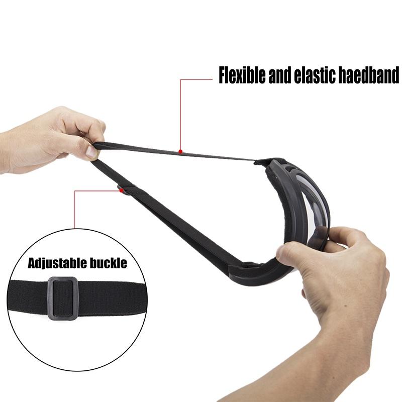 WTEMPO Skibrille, professionelle Outdoor-Sportbrille, winddicht, staubdicht