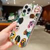 Transparent Phone Case For iPhone 11 12 13 14 15 16 17 Pro Max Mini X XS XR XS Max 8 7 Plus 17E 16E Air with Dog Patterns Cover