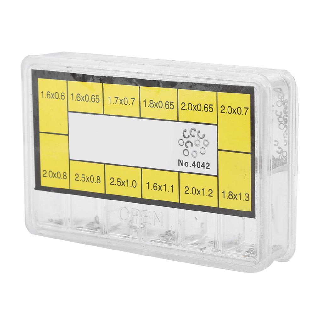 Metal Watch Washer Clip Assorted Kit Watch Repairing Tool Accessory for Watchmakers