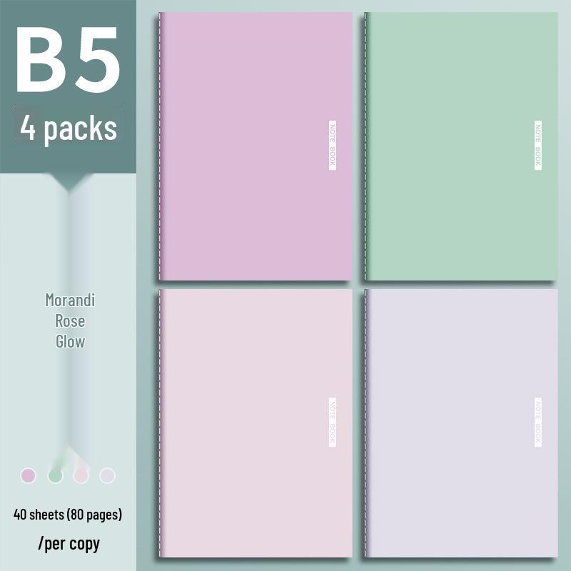 Neues großes Softcover-Notizbuch für Schüler - Mittelstufe bis Hochschulprüfungen