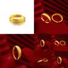 Unique Gold Brass Coin Ring For Women Adjustable Open Stylish Finger Jewelry