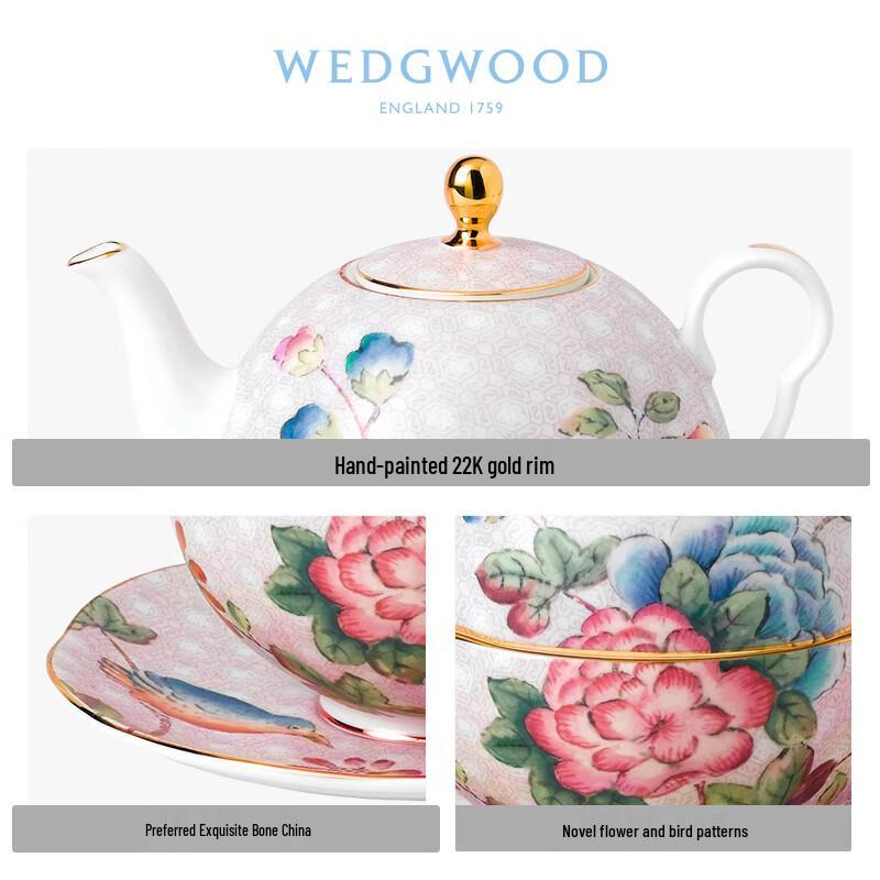 Wedgwood Rhododendron Solo Tea Set