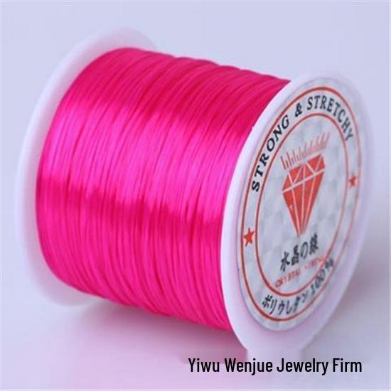 Elastic Cord for Round Crystal Buddhist Beads: Bracelet, Necklace, and Jade Beading String.
