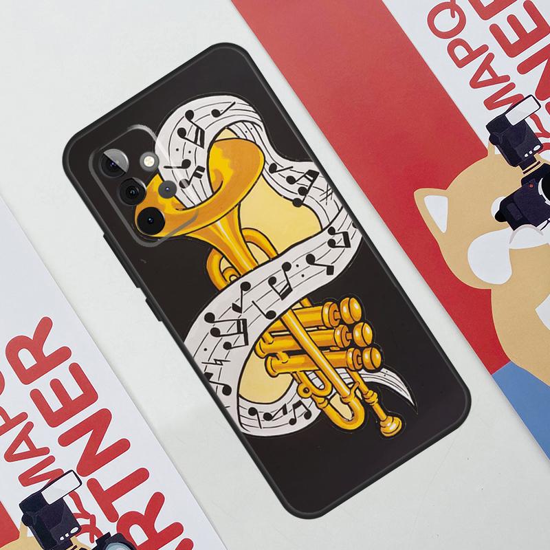 Violin Piano Case For Samsung Galaxy A52 A32 A12 A56 A36 A16 A13 A23 A33 A53 A54 A34 A14 A15 A35 A55 A17