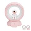 Space Man Night Light for Kids ABS PC Silicone 3 Color Temperature USB Rechargeable LED Bedside Tabl