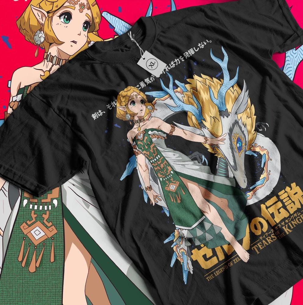 The Legend of Zelda T-shirt Link To The Past Graphic Print Black Shirt All Size Unisex T-Shirt L