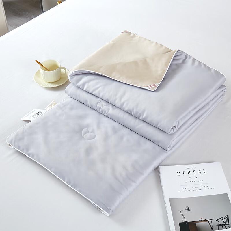 KINTHERI Washed Satin Tussah Silk Blend Quilt