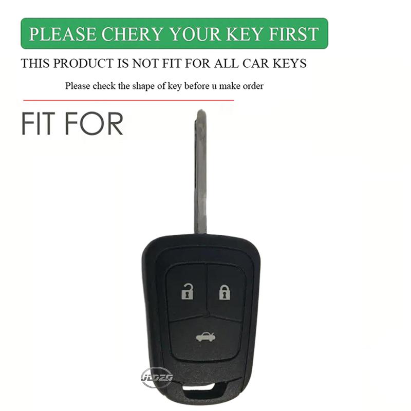 Silicone Car Key Case Cover Remote Key Shell For Chevrolet Camaro Sonic Cruze Malibu Volt Spark Equinox Key Fob Case 3 Button