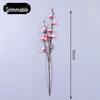 Artificial Red Plum and Peach Blossom Bouquet for Indoor Home Decoration