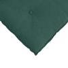 Back Cushion Dark Green 140 x 50 cm Cord Fabric