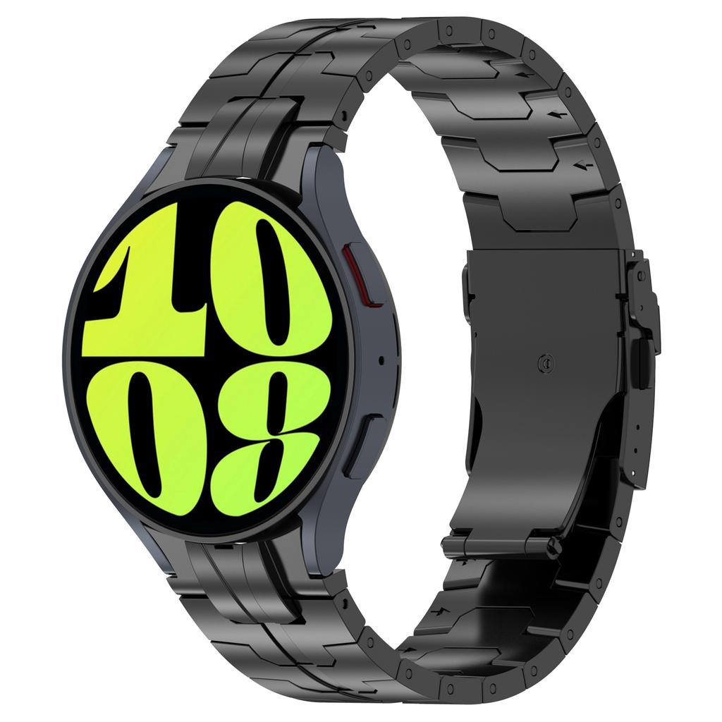 For Samsung Galaxy Watch6/Watch 5/Watch FE 40mm/Watch4 Watch Strap Stainless Steel Watch Band with Connector