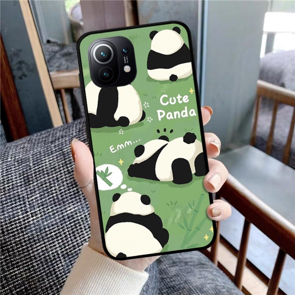 Panda Cute Phone Case For Samsung S 20 21 22 23 Plus Ultra For Redmi Note 8 9 10 11 For Huawei Y 5 6 9