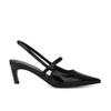 Cowhide Version~ Genuine Leather Pointed Single Shoes Women's New High Heels Ol Empty Flats After Commuting Bag Head Sandals