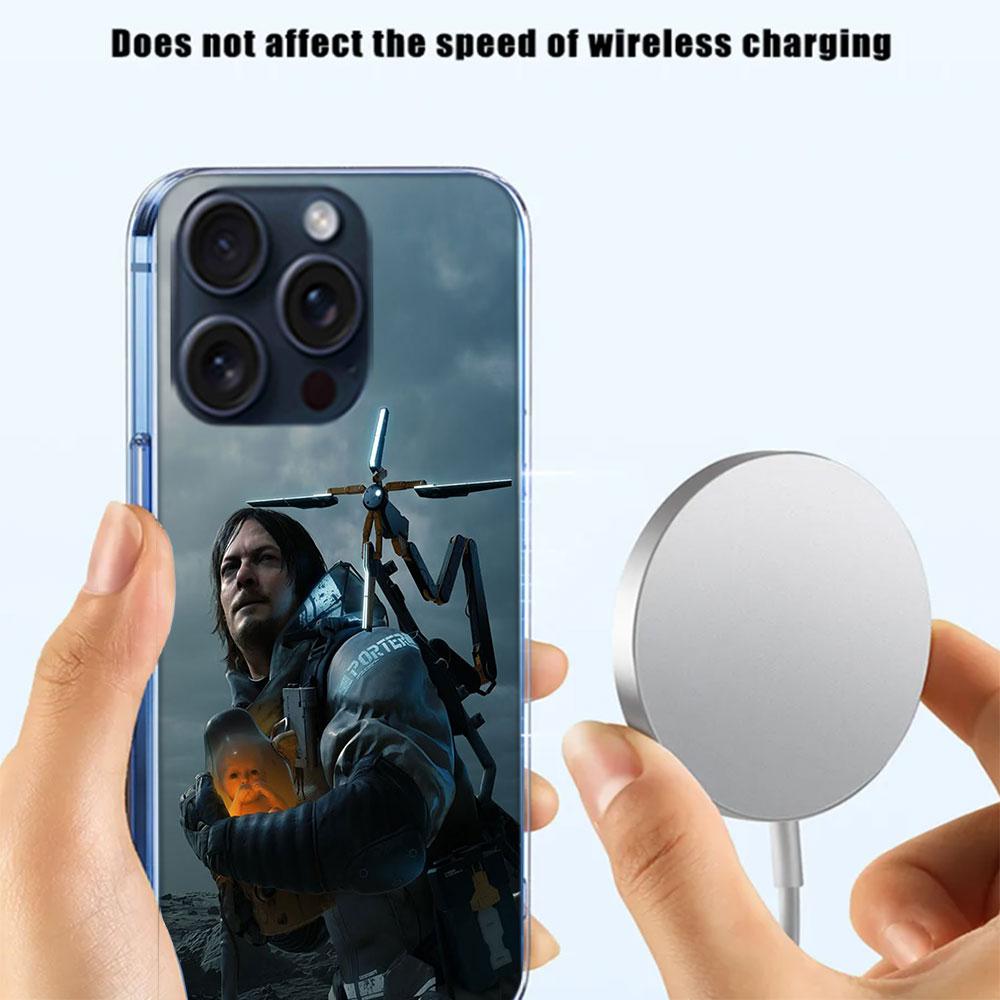 Game Death Stranding Phone Case For Iphone 17 Air 16 Pro 15 Pro Max 14+ Plus 16E 11 13 12 Mini XR X XS 7 8 SE 2020 Cover Fundas