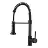 Kitchen Mixer Tap Matte Black Kitchen Faucet with Pull-out Sprayer Black