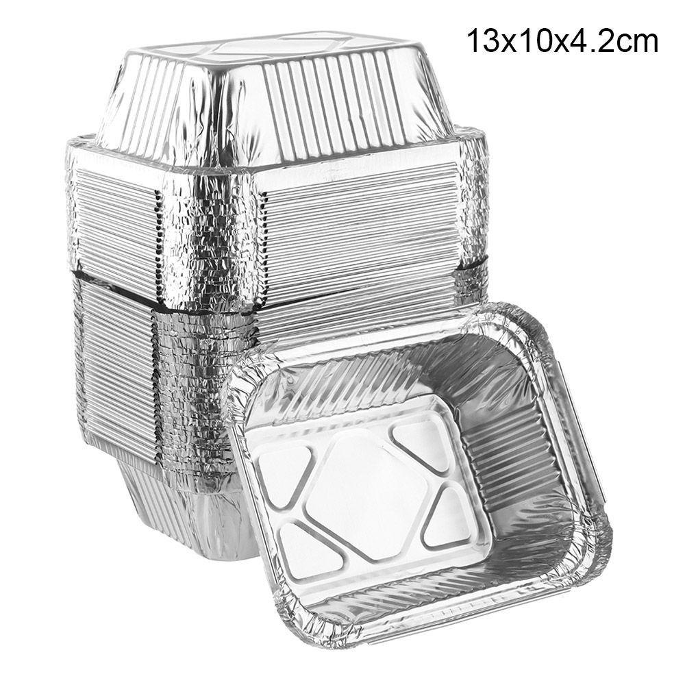 10 Unidades Contenedor de Alimentos de Papel de Aluminio Cuenco Desechable Papel para Freidora de Aire Cocinar Calentar Almacenar