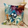 Hot Game D-DofusS Pillow Case Natural Linen Double-Sided Printing Sofa Home Decor Cushion Cover