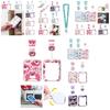 Cute Cartoon Id Card Holder With Retractable Lanyard For Work, School, And Travel