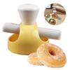 Creativo fai da te stampo per ciambelle strumenti per decorare torte dessert in plastica taglierina per pane accessori per la cottura utensili da cucina