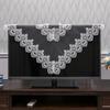 Tablecloth Square Table Cloth Yarn Embroidery Lace Table Cloths For Computer Table Cover Lcd Tv Towels Table Juppe Dust Cover