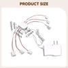 3V 2A Power Supply Cable 6 Ports Miniature Lighting Wiring US Plug for Model Lights