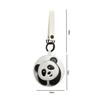Creative Cartoon Leather Panda Keychain Girl Exquisite Bag Pendant Cute Dog Lion Keychain Car Key Chains for Women