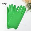 Satin Elastic Gloves 1 Pair Short Thin Dance Breathable Non-slip Solid Color Sweat-absorption Milk Silk Stretch Costume Accessories