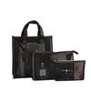 Portable Eco-Friendly Fashion Zipper Mesh Makeup Bag with Custom Logo Large Capacity High-End Feel Cosmetic Storage & Travel