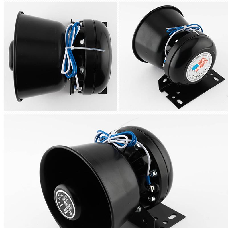 200W300W Car Alarm Horn Truck Alarm Speaker Ambulance 12V24V Alarm Air Horn Amplifier Police Firefighter Car Horn 110DB