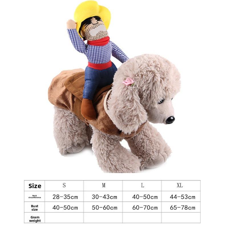 Big Dog Clothes, Cat Pet Supplies, Horseback Riding Costumes, Santa Claus Dog Clothes, Funny Cat Halloween Transformation Costumes
