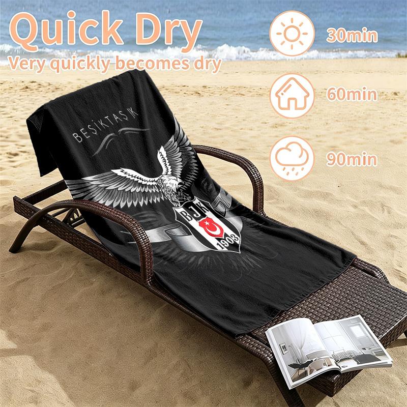 Besiktas JK Beach towels also serve as bath towels summer essential a musthave for the outdoors the beach and the pool