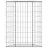 Vidaxl Podniesiona Rabata Gabionowa, Trapezowa, Stal, 80X20X100 Cm