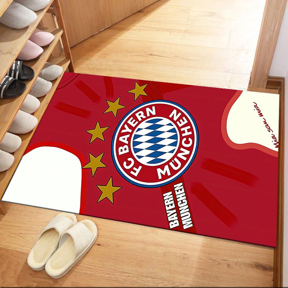 FC Bayern München Quadratische Teppiche sind eine großartige Wahl für Wohnzimmer, Schlafzimmer, Heimdekoration und als Geschenke.