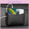 Pu Car Leather Storage Seametal Pocket Seat Backdoorcenter Console Organizer For Small Stuff Car Storage Bag