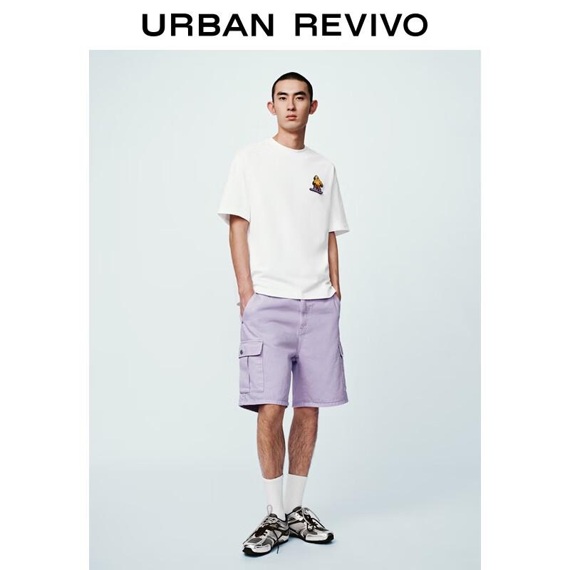 UR 2025 Autumn Men's Graphic Cotton Loose Short Sleeve T-Shirt