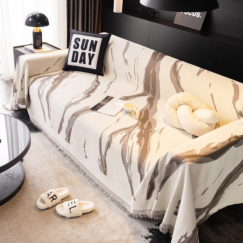 

Полотенце для дивана из синели, универсальный универсальный чехол для дивана Four Seasons, пылезащитный чехол, цельный чехол для дивана, тканевая подушка 180*130cm