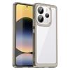 Pro Xiaomi Redmi Note 14 4G pouzdro Xiaomi Redmi Note 14 4G kryt průhledný PC TPU nárazuvzdorný zadní kryt telefonu Xiaomi Redmi Note 14 4G
