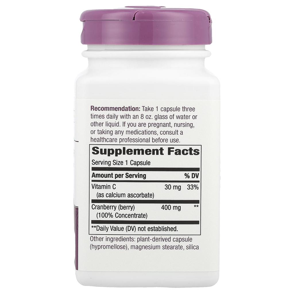 Nature's Way, Cranberry, 400 mg, 120 vegetarische Kapseln