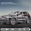 1/24 BMW X5 Alloy Car Model Diecast Car Sound Light Car Lovers Collection Kids Birthday Gift Metal Boys Toys Fashionable Ornaments