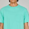 Short-sleeved T-shirt, crew neck, 100% cotton, COTTON USA, short-sleeved pocket T-shirt, basic,