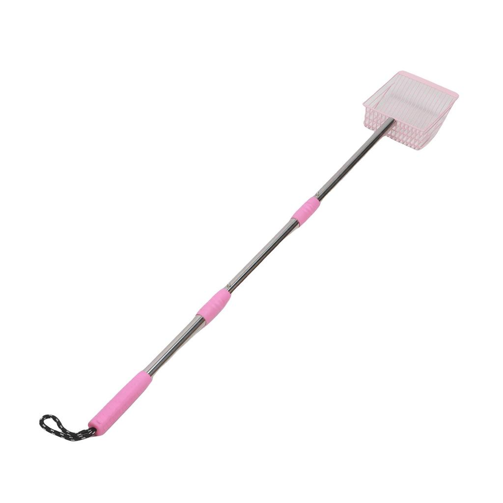 Metal Long Handle Cat Litter Scoop 3 Section Detachable Pet Poop Shovel Multifunctional Chicken Litter Scoop