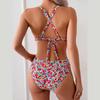 2025 European & American Sling Print Bikini: Elegant Women's Sexy Swimwear