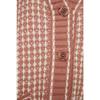 Dusty Rose Strick-Cardigan mit V-Ausschnitt Tctaw22th0144