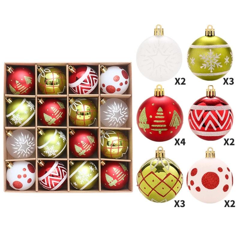 Shatterproof Christmas Bauble,Balls Ornaments Collection In White, and Gold Perfect for Tree Decoration Beautiful