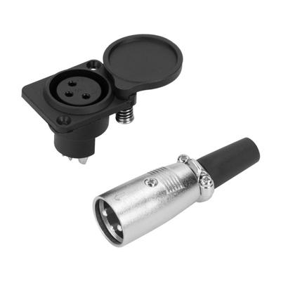 Electric Scooter Battery Charging Port Plug 3Pin Inline Connector Socket Battery Charging Port Connector Adapters