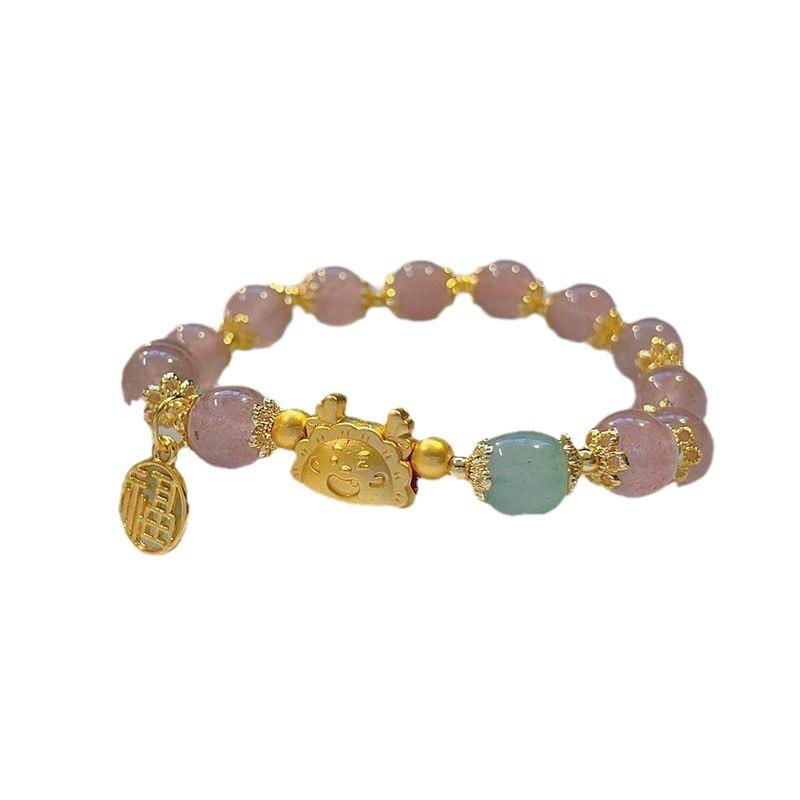 Yilong Steamed Dumpling Bracelet New Zodiac Dragon Birth Year Gift Dragon Dumpling Jewelry Classmate Birthday Gift