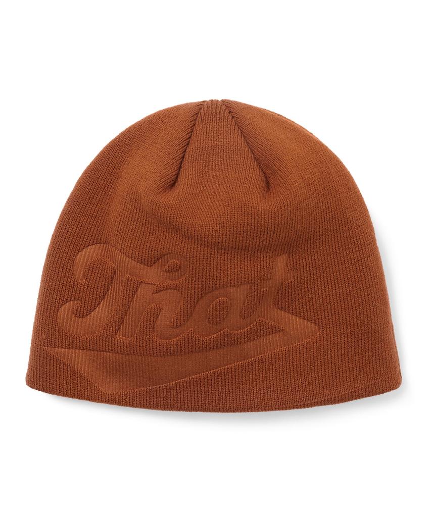 THISISNEVERTHAT Debossed That No Cuff Beanie Bronze