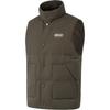 Li Ning Anti-Five Series Comfortable Casual Stand Collar Letter Print Simple Vest Men Vests Slate-Brown AMRU013-5
